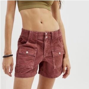 Urban Outfitters BDG Zoey Low Rise Corduroy Cargo Shorts. Size 10.